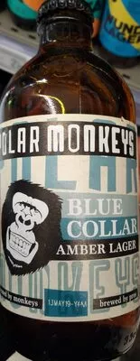 Blue Collar Amber Lager Polar Monkeys 33 cl, code 5741000151518