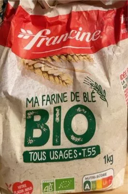 Ma farine de blé bio - Tous usages T.55 Francine 1 kg, code 6008120703249