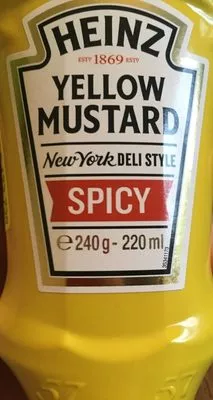 Heinz yellow mustard spicy Heinz , code 61737389