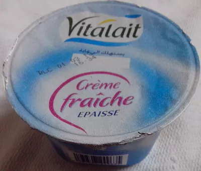 Crème fraîche épaisse vitalait 17 cl, code 6191507249635