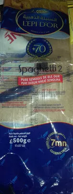 Pâtes Spaghetti N. 2 L'epi D'or L'épi D'or 500 g, code 6194003320082
