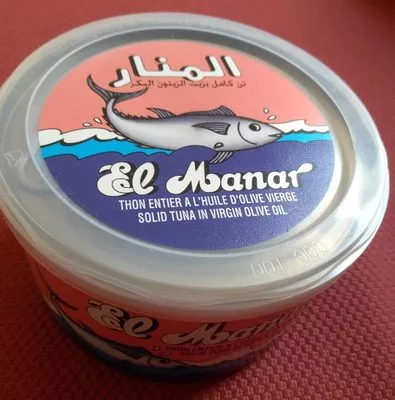 Thon entier à l'huile d'olive vierge El Manar , code 6194029101290