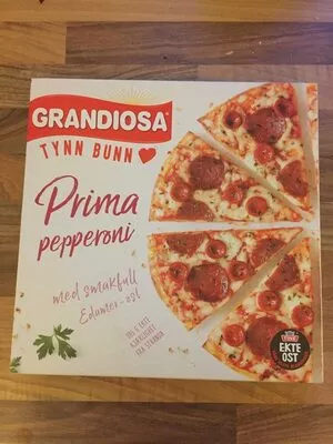 Prima pepperoni pizza Grandiosa, Tine, Orkla 305g, code 7039010560078