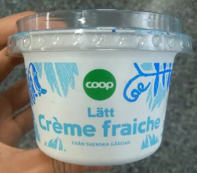 Lätt crème fraîche Coop , code 7300156486462