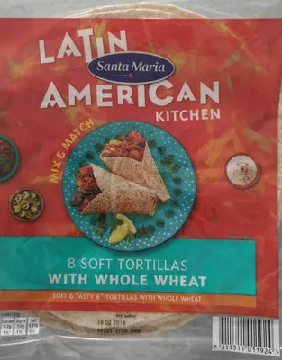 8 Soft Tortillas with whole wheat Santa Maria , code 7311311011924