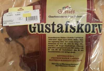 Gustafskorv Gustafs, Mattssons charkuteri, Gustafskorv 650 g, code 7330094001069