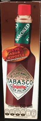 Tabasco Chipotle Tabasco, Mc Ilhenny Co. 60 ml, code 7501011306417