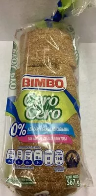Pan de molde cero cero Bimbo 567 g, code 7501030467090