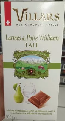Larmes de Poire Williams LAIT Villars 100 g, code 7610036000429