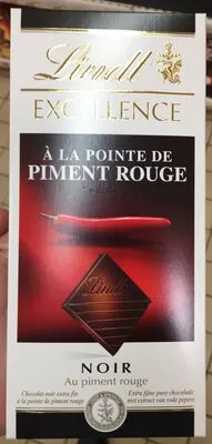 Excellence Noir à la Pointe de Piment Rouge Lindt 100 g, code 7610400070577