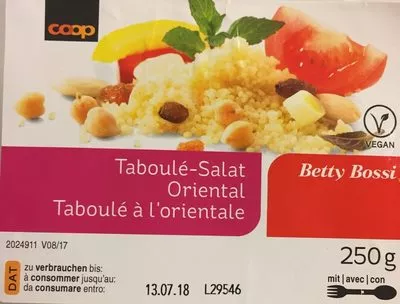 Coop Betty Bossi Taboulé salat Oriental Coop 250 g, code 7610829517424