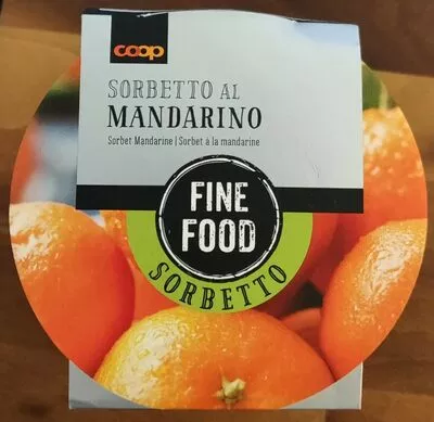 Sorbet Mandarine Coop Fine Food, Coop 500 ml, code 7610845758795