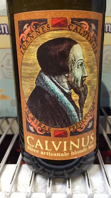 Calvinus Bière artisanale blonde bio Calvinus - Les Frères Papinot 33 cl, code 7611889110839
