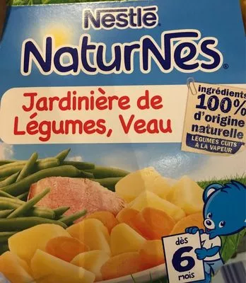 Nestle Naturnes Petits Pots Bebe Jardiniere De Legumes Veau 2x0g Des 6 Mois 400 G Ean Des 6 Mois