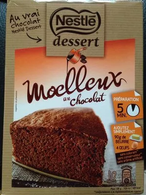 Préparation pour Moelleux au Chocolat Nestlé Dessert, Nestlé, Préparations 344 g, code 7613034060679