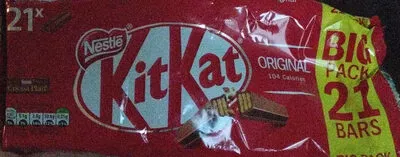 KitKat original Nestle,  KitKat 21 x 20.7g bars / 434.7g net, code 7613035219489