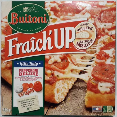 FRAICH'UP LITTLE ITALY Pepperoni Deluxe Buitoni, Fraich'up 550 g, code 7613035768215