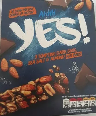Nut bars Yes!, Nestlé 105 g, code 7613036561808