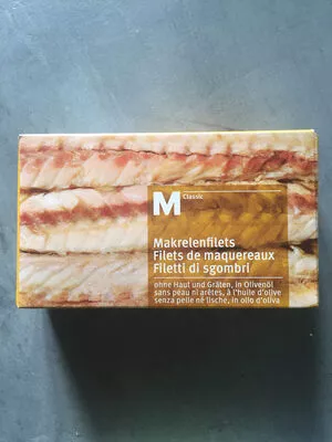 Filets de maquereaux Migros M Classic 125g, code 7613312249215