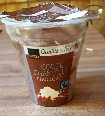 Coupe chantilly chocolat Coop 125 g, code 7613413508747