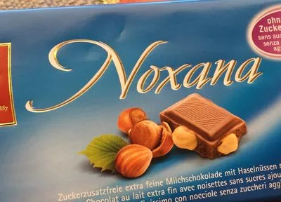 Noxana Milchschokolade Mit Haselnüssen, Mit Süss... Frey, Migros 100 g e, code 7616500912496