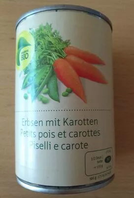 Petits pois et carottes Migros Bio 400 g, code 7617027915977