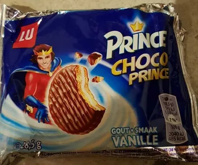 Choco prince goût vanille LU 28 g, code 7622210124401