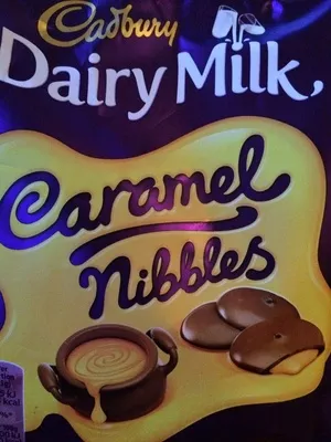 dairy milk chocolate caramel nibbles Cadbury, Cadbury Dairy Milk 120 g, code 7622210286918