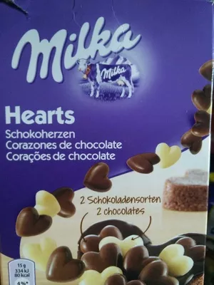 Coeurs de chocolat Milka 45 g, code 7622210293497
