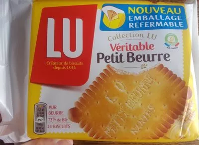 Véritable petit beurre LU, Mondelez, Mondelez international 200 g e, code 7622210988034