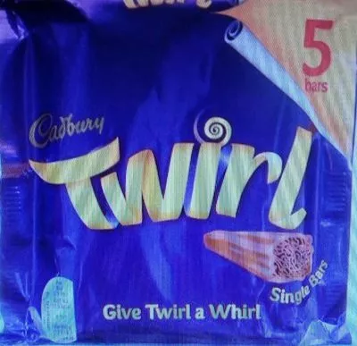 Twirl Chocolate Bar 5 Pack Cadbury 5, code 7622210989246