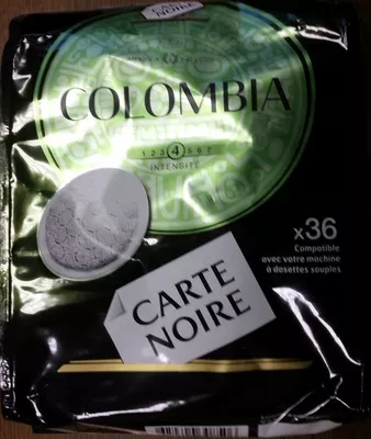 Colombia Carte Noire, Kraft foods 36 dosettes, 250 g, code 7622300308506