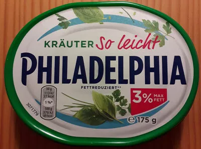 Philadelphia Kräuter 3% Fett absolut Kraft Foods 175g, code 7622300318161