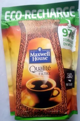 Qualité Filtre Maxwell House, Kraft foods 180g, code 7622300429362