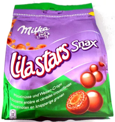 Lila Stars snax Kraft foods, Milka 170 g, code 7622300567620