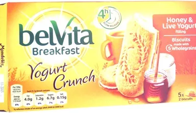 Yogurt Crunch Honey & Live Yogurt BelVita 253 g, code 7622300715229
