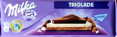Milka Chocolat Triolade Milka, Mondelez 300 g, code 7622400717055