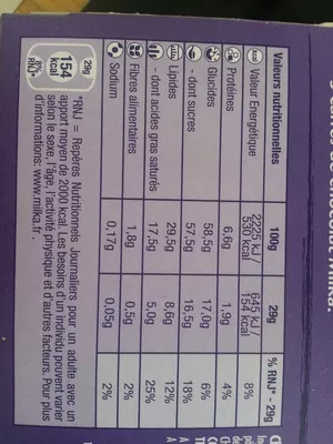 Mini Tablettes Milka, Mondelez, Kraft Foods 232 g (8 * 29 g e), code 7622400723933