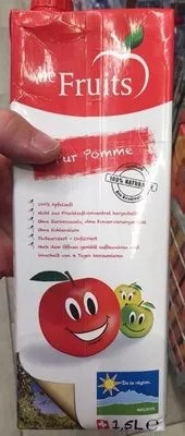 Be Fruits : Pur Pomme Migros, De la Région 1,5 L e, code 7640140180359