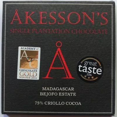 Madagascar 75% Criollo Cocoa Åkesson's 60g, code 7640141021118