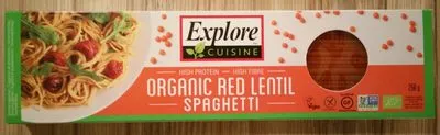 Organic Red Lentil Spaghetti Explore Cuisine 250g, code 7640164290591