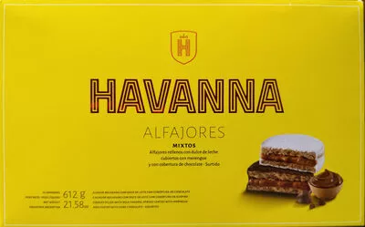 Havanna Luxury Alfajores Mixed Chocolate / Snow X Havanna 612g, code 7791875000020