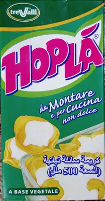 Hopla, crème liquide végétale Trevalli 500 ml, code 8000005046623