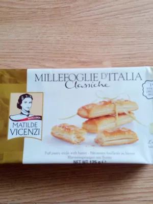 Millefoglie d'italia classiche Matilde vicenzi 125g, code 8000350000332