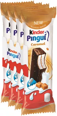 Kinder Pingui Caramel Kinder,  Ferrero 4 * 30 g, code 8000500220139