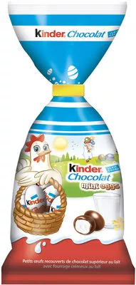 Kinder chocolat mini eggs Kinder,  Ferrero 36 pièces = 182g, code 8000500233917
