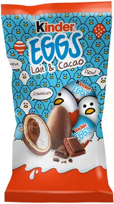 Eggs Lait & Cacao Kinder, Ferrero 120 g, code 8000500243640
