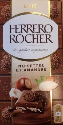 Lait amandes et noisette Ferrero, Ferrero Rocher , code 8000500341513