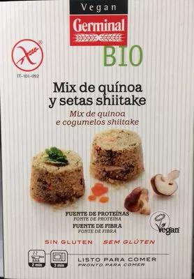 Mix de quinoa y setas shiitake Germinal 200 g, code 8001091000667