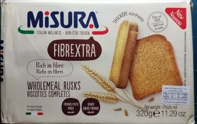 Biscottes 100% blé entier Misura 320g, code 8002590016487